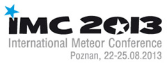 IMC 2013 - International Meteor Conference 2013, Poznan, Poland