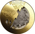 Kosmiczny medal na igrzyskach w Soczi. Medale z meteorytem Czelyabinsk.