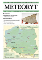 METEORYT 1/2015 - nowe polskie meteoryty - Siewierz i Lechówka