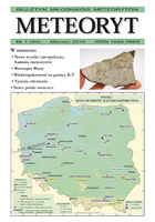 METEORYT 1/2015 - nowe polskie meteoryty - Siewierz i Lechwka