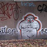 Żoliborskie graffiti - „małe przyjemności”