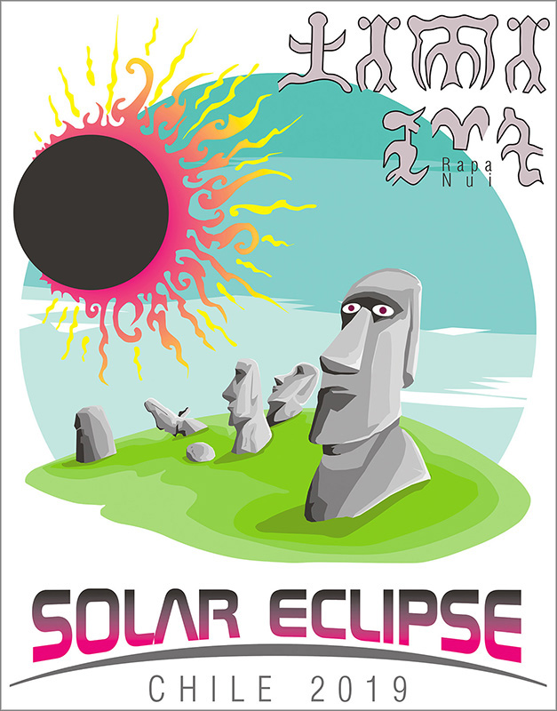Total Solar Eclipse 2019, Rapa Nui, Chile