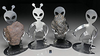 UFO meteorites holder