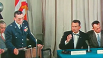 Mercury Astronauts, presentation at a press conference , April 9, 1959, Part. 1