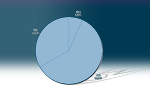 meteorite falls statistic, achondrites