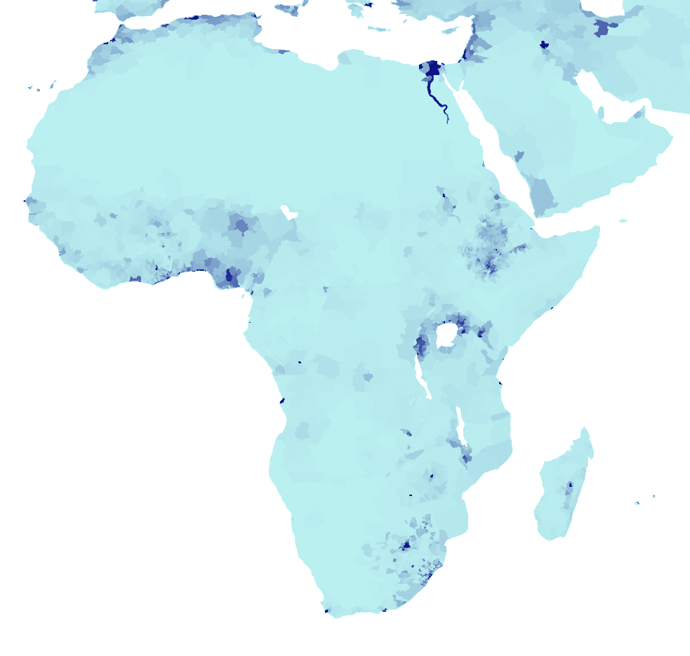 meteorite falls statistic, Africa