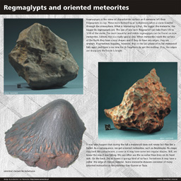 Regmaglypts and oriented meteorites