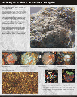Ordinary chondrites - the easiest to recognize