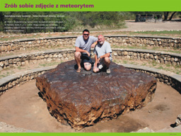 Do yourself a picture with the meteorite