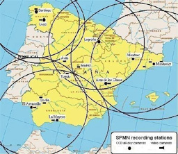 Spanish Meteor and Fireball Network stations