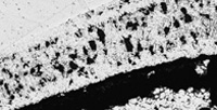 Detale skorupy obtopieniowej meteorytu Morasko (fusion crust)