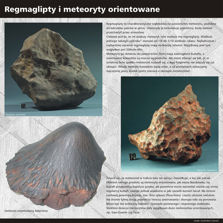 Regmaglipty i meteoryty orientowane