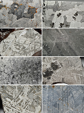 Classification of iron meteorites (octahedrites)