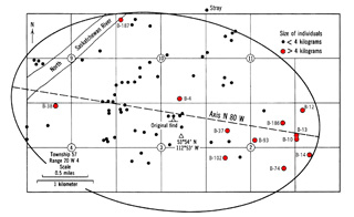 Meteorite Bruderheim - strewnfield