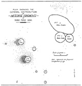 Meteorite Henbury crater, Australia - strewnfield (Alderman 1932)