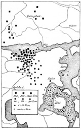 Meteorite Hessle - strewnfield (Brezina 1893)