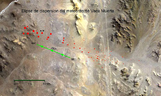Meteorite Vaca Muerta, Atacama, Chile - strewnfield