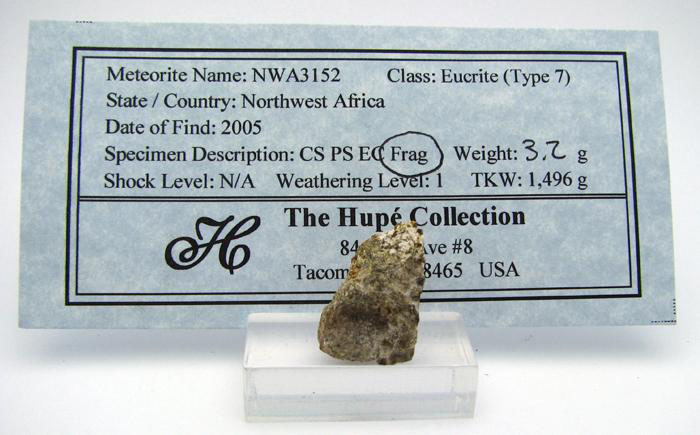 NWA 3152 (EUC, basaltic eucrite type 7)