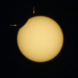 Solar eclipse of March 20, 2015 - sunspot