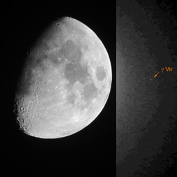 Moon, Jun. 3, 2017, gamma Vir