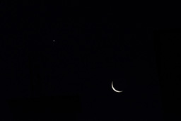 Koniunkcja Wenus z Księżycem, 19 sierpnia 2017 r.