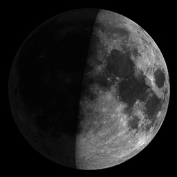 Faza Księżyca (wg © US Naval Observatory)