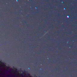 Perseids meteor shower, August 12/13, 2018