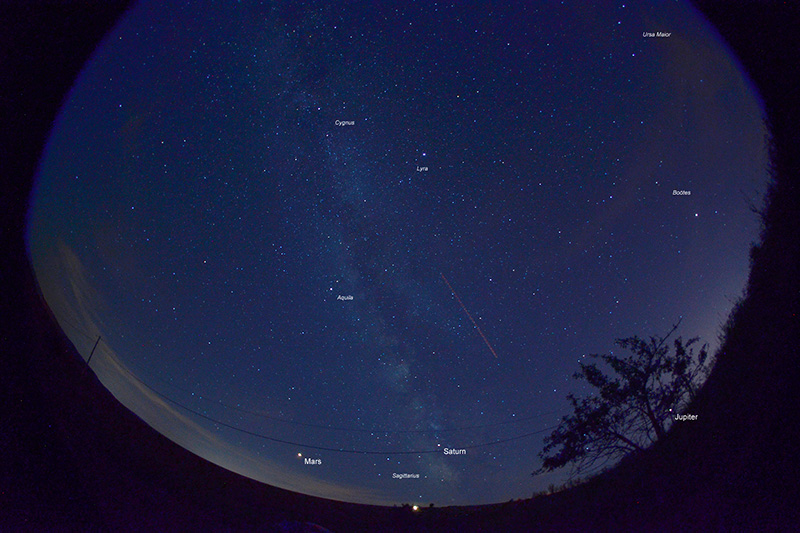 Perseids meteor shower, August 12/13, 2018 (Perseids meteor shower, August 12/13, 2018)