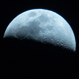 Moon, zoom test