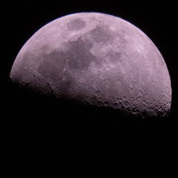 Moon, zoom test