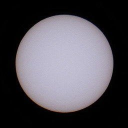 Sun, Baader filter test