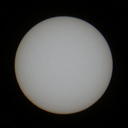 Sun, Baader filter test