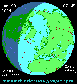 Total Solar Eclipse of 2021 Jun 10