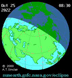 Total Solar Eclipse of 2022 Oct 25
