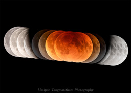 Cakowite zamienie Ksiyca, 7 wrzenia 2025 r. (Lunar eclipse, September 7, 2025)