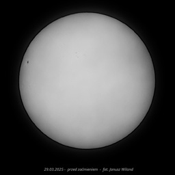 Janusz Wiland, Solar eclipse, Mar. 29, 2025