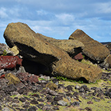 Ahu Akahanga (Hanga Tetenga), Wyspa Wielkanocna, Rapa Nui (wyprawa na cakowite zamienie Soca, Chile 2019)