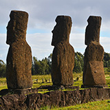 Ahu Akivi, Wyspa Wielkanocna, Rapa Nui (wyprawa na cakowite zamienie Soca, Chile 2019)