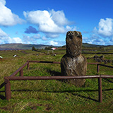 Ahu Hanga Te'e, Wyspa Wielkanocna, Rapa Nui (wyprawa na cakowite zamienie Soca, Chile 2019)