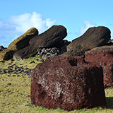 Ahu Hanga Te'e, Wyspa Wielkanocna, Rapa Nui (wyprawa na cakowite zamienie Soca, Chile 2019)