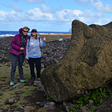 Ahu One Makihi, Wyspa Wielkanocna, Rapa Nui (wyprawa na całkowite zaćmienie Słońca, Chile 2019)