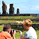 Ahu Tahai, Wyspa Wielkanocna, Rapa Nui (wyprawa na cakowite zamienie Soca, Chile 2019)