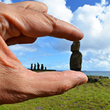 Ahu Tahai, Wyspa Wielkanocna, Rapa Nui (wyprawa na cakowite zamienie Soca, Chile 2019)