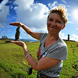 Ahu Tahai, Wyspa Wielkanocna, Rapa Nui (wyprawa na cakowite zamienie Soca, Chile 2019)