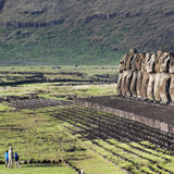 Ahu Tongariki, Wyspa Wielkanocna, Rapa Nui (wyprawa na cakowite zamienie Soca, Chile 2019)