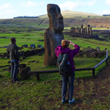 Ahu Tongariki, Wyspa Wielkanocna, Rapa Nui (wyprawa na cakowite zamienie Soca, Chile 2019)