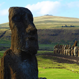 Ahu Tongariki, Wyspa Wielkanocna, Rapa Nui (wyprawa na cakowite zamienie Soca, Chile 2019)