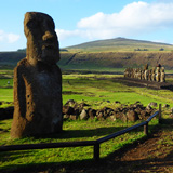 Ahu Tongariki, Wyspa Wielkanocna, Rapa Nui (wyprawa na cakowite zamienie Soca, Chile 2019)