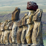 Ahu Tongariki, Wyspa Wielkanocna, Rapa Nui (wyprawa na cakowite zamienie Soca, Chile 2019)