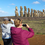 Ahu Tongariki, Wyspa Wielkanocna, Rapa Nui (wyprawa na cakowite zamienie Soca, Chile 2019)